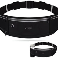 Tech-Protect M3 Sport Waist Bag | Universal, Lightweight, Black - MIZO.at