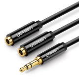 Ugreen 3,5mm Kopfhörer Splitter – Dual Audio Adapter Praktisch - MIZO.at