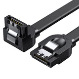 Ugreen Winkel SATA 3.0 Kabel 0,5 m – Schwarz Hochgeschwindigkeit - MIZO.at