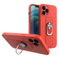iPhone 12 Pro Ring Silikon Hülle Rot – Fingerhalterung & Ständer - MIZO.at