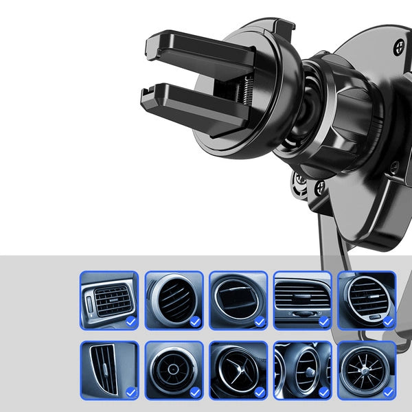 Universal Gravity Phone Holder | Dark Gray Car Mount YC05 - MIZO.at