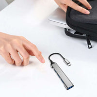 Dudao HUB 4in1 USB-C | 3x USB2.0, 1x USB3.0, Compact & Fast - MIZO.at