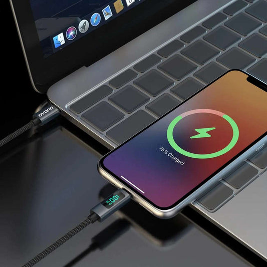 Dudao L7C USB-C Kabel 100W Fast Charge mit LED-Anzeige 1m - MIZO.at