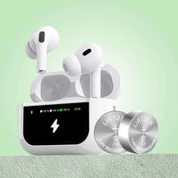 Dudao U19 TWS Bluetooth 5.3 Headphones | ANC, LED Display, White - MIZO.at