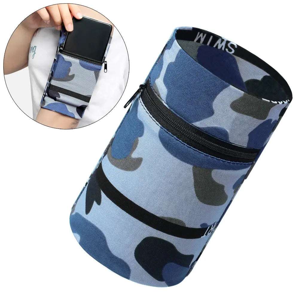 Fabric Armband for Running & Fitness | Camo Blue - MIZO.at