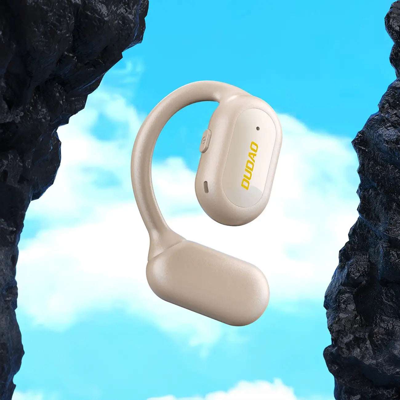 Dudao U4A Bluetooth 5.3 Business Headset | IPX5 Waterproof, White - MIZO.at