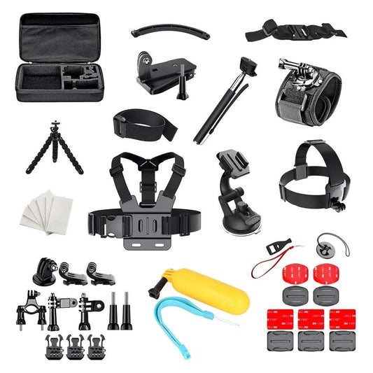 Set of 50-in-1 Accessories for GoPro, SJCAM | Action Camera Kit - MIZO.at