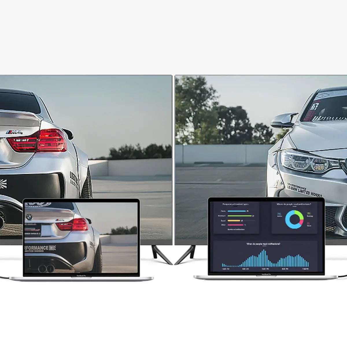 Ugreen HDMI Cable 90° Angle | 4K Video, 1m Length - MIZO.at