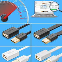 UGREEN USB Adapter Cable Female to Male 2m Black | Durable Connection - MIZO.at