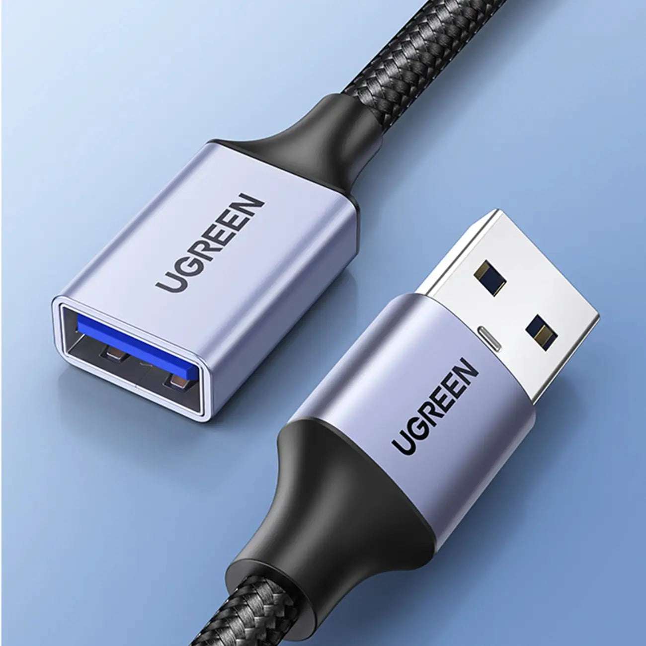 Ugreen USB Extension Cable 3.0 | 5Gb/s, 2m, Gray - MIZO.at