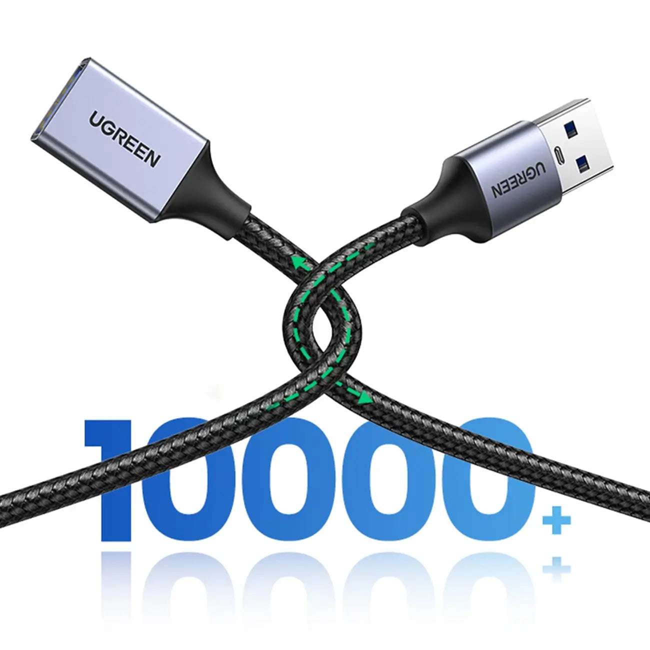 Ugreen USB Extension Cable 3.0 | 5Gb/s, 2m, Gray - MIZO.at