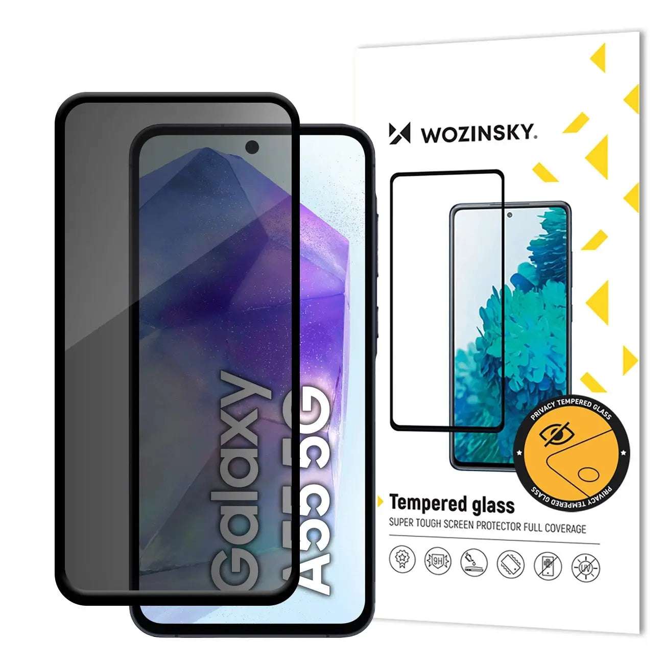 Wozinsky Privacy Glass for Samsung Galaxy S25 | Anti-Spy Protection - MIZO.at