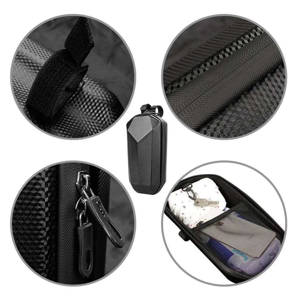 Wozinsky Waterproof Scooter Handlebar Bag 4L Black | Easy Install - MIZO.at