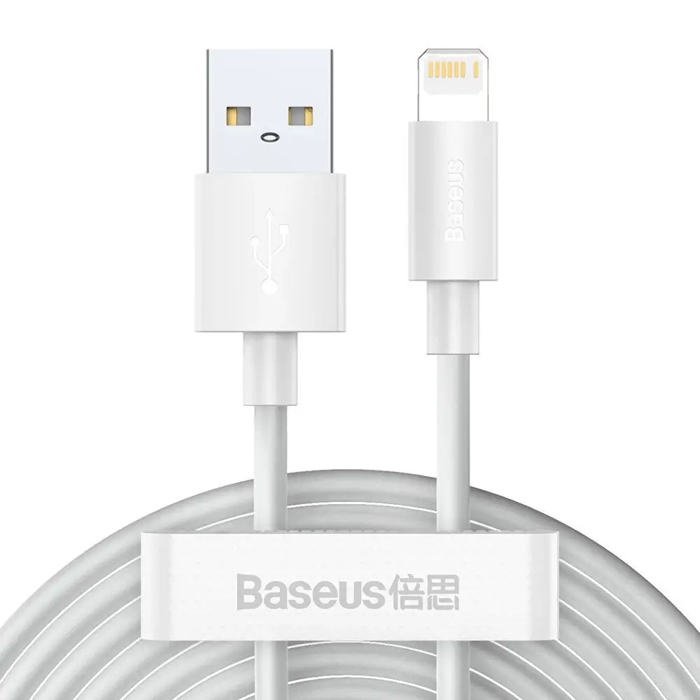 Baseus 2x USB Cable Lightning Fast Charging | Power Delivery 2.4A - MIZO.at