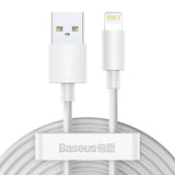 Baseus 2er Set Lightning Kabel | 2.4A PD Schnellladung - MIZO.at