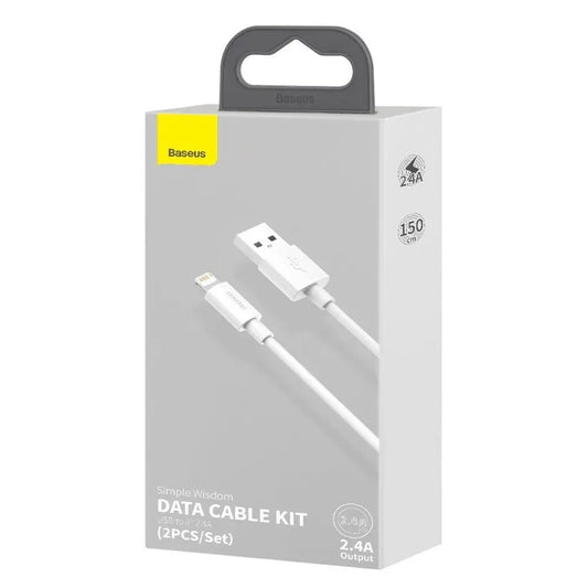 Baseus 2er Set Lightning Kabel | 2.4A PD Schnellladung - MIZO.at