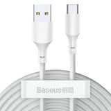 Baseus 2er-Pack USB-C Ladekabel – 40W 5A Schnellladung - MIZO.at