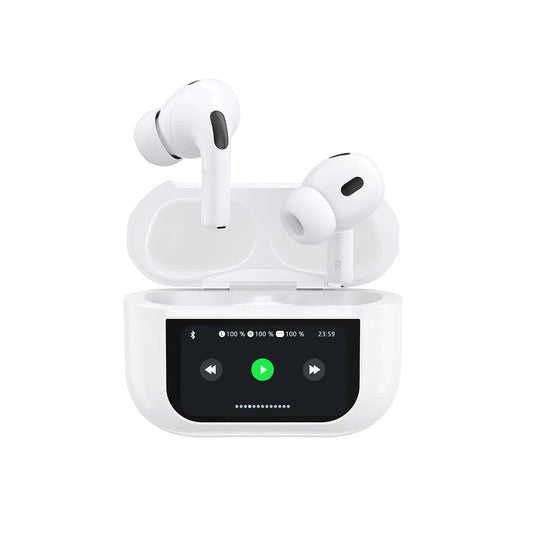 Dudao U19 TWS Bluetooth 5.3 Headphones | ANC, LED Display, White - MIZO.at