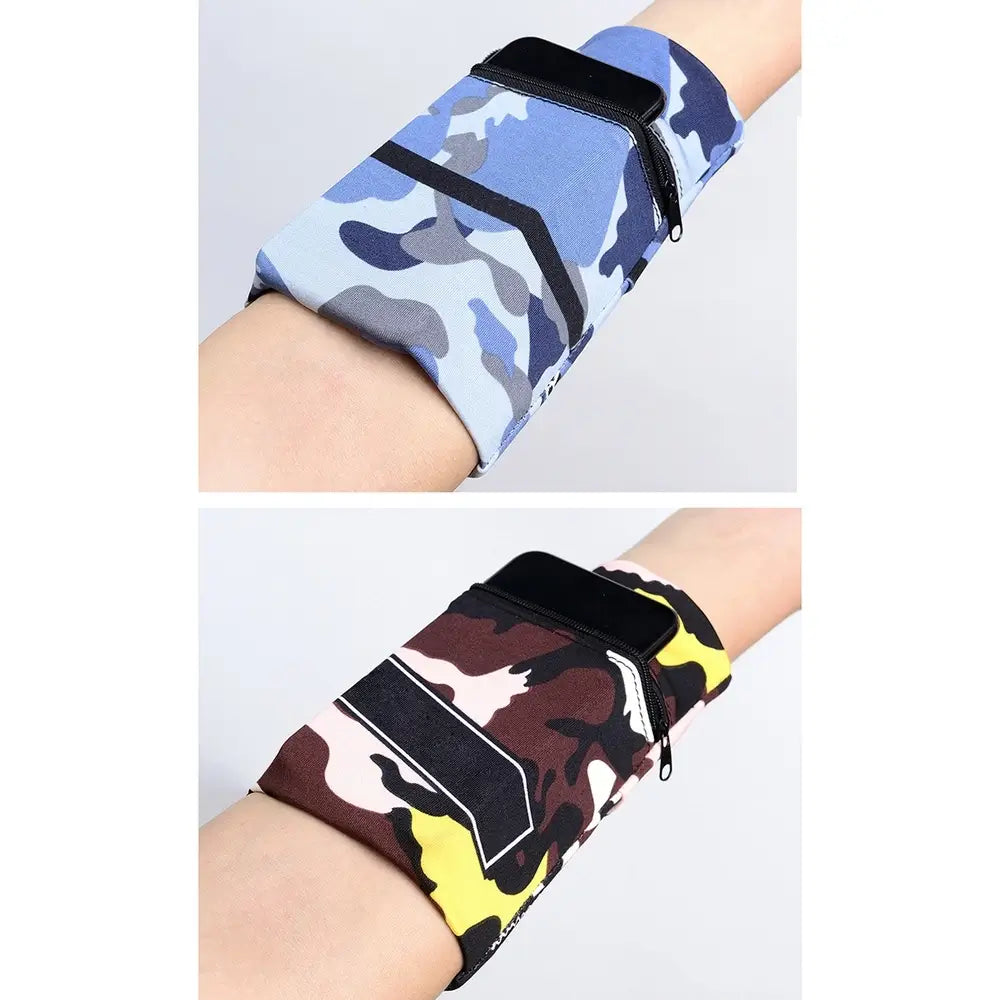 Fabric Armband for Running & Fitness | Camo Blue - MIZO.at