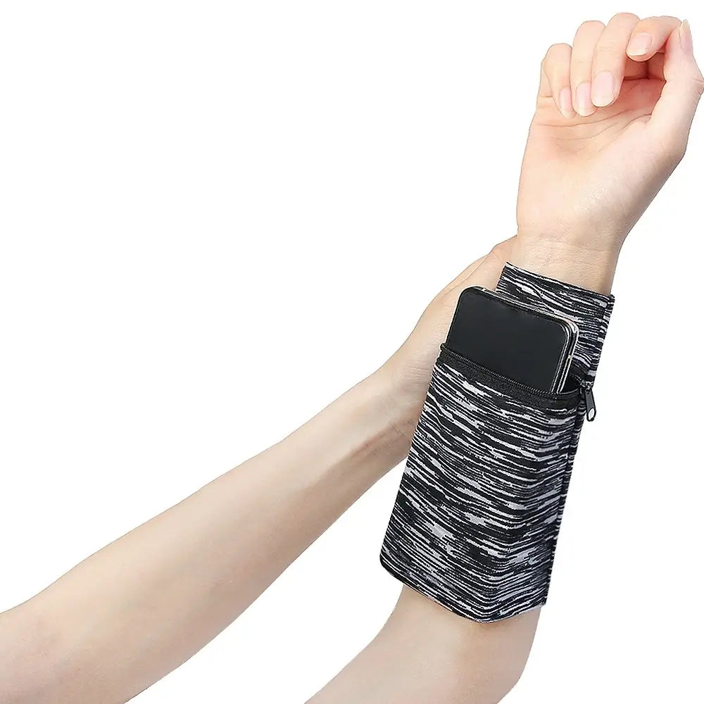Fabric Armband for Running & Fitness | Camo Blue - MIZO.at