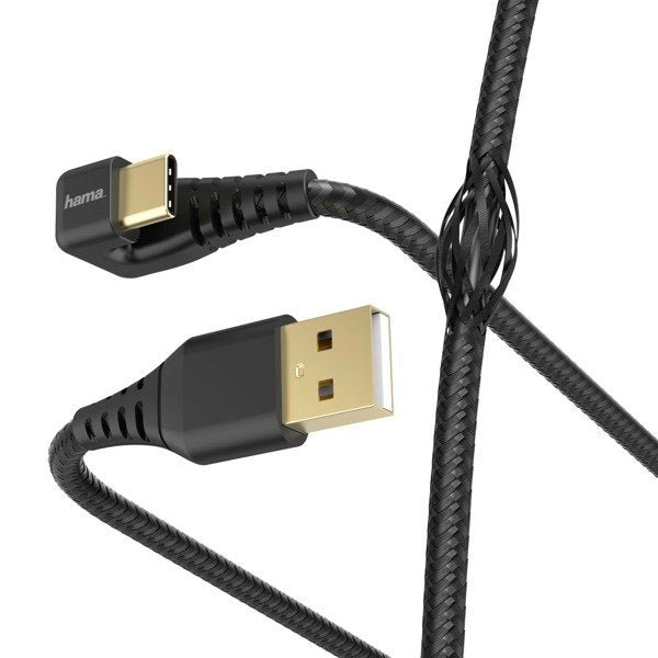 HAMA GAMER A-C Cable 1.5M Black | Fast Charging & Data Transfer - MIZO.at
