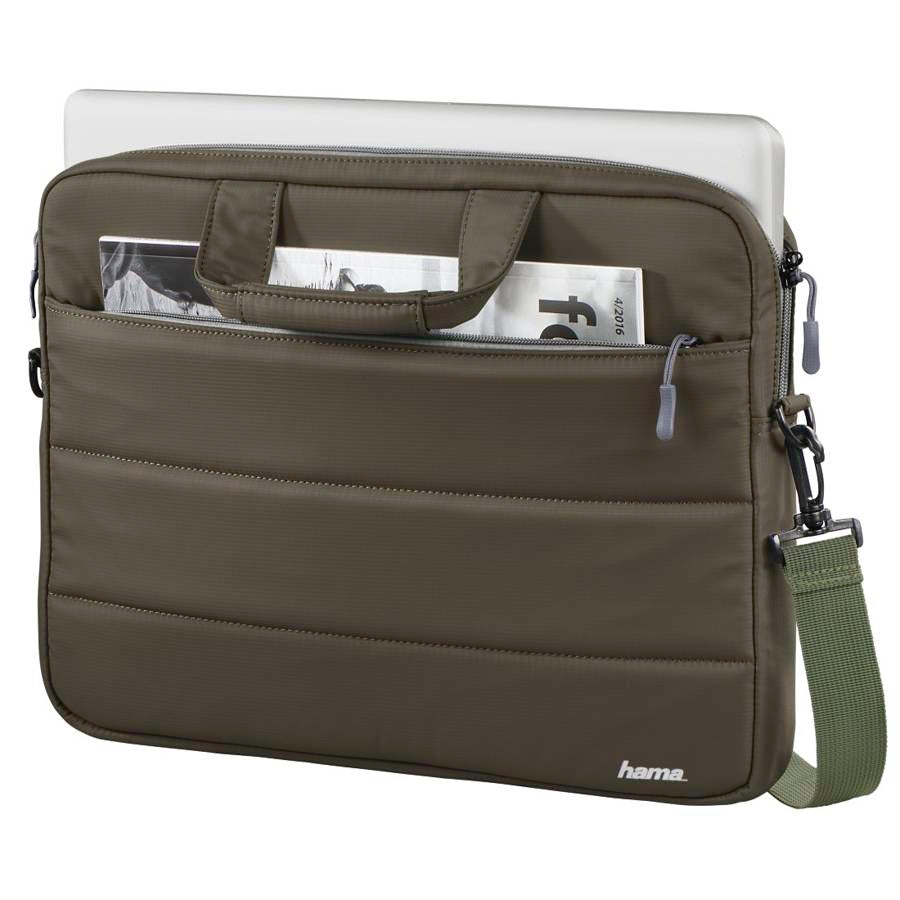 HAMA Toronto Laptop Bag 14.1" Olive | Stylish & Protective - MIZO.at