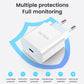 Jellico AK180 Ladegerät 20W PD – USB-C auf USB-C Kabel, Weiß - MIZO.at