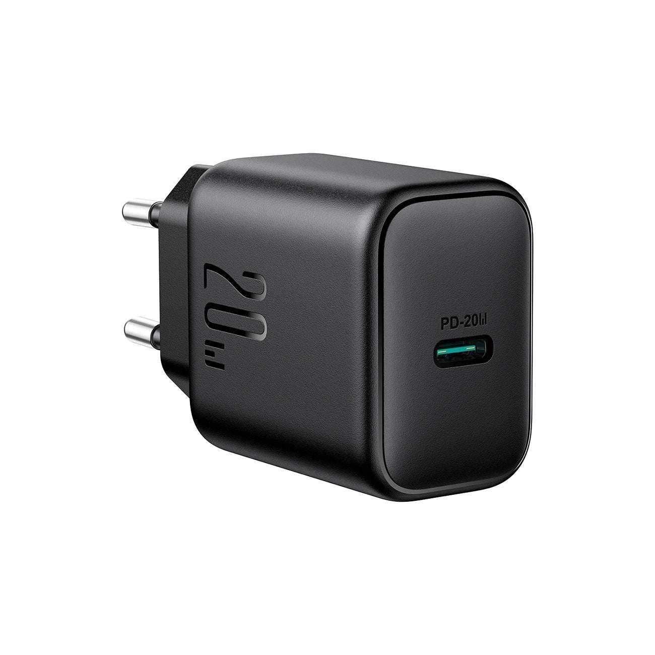 Joyroom JR-TCF20 USB-C PD 20W Charger | Compact & Fast | Black - MIZO.at