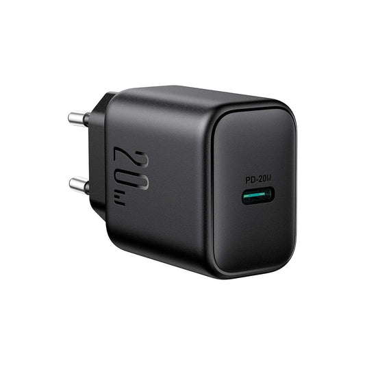Joyroom JR-TCF20 USB-C PD 20W Ladegerät – Kompakt & Schnell – Schwarz - MIZO.at