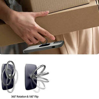 Mercury Wow Ring Black | Secure Grip & Stand for Smartphones - MIZO.at