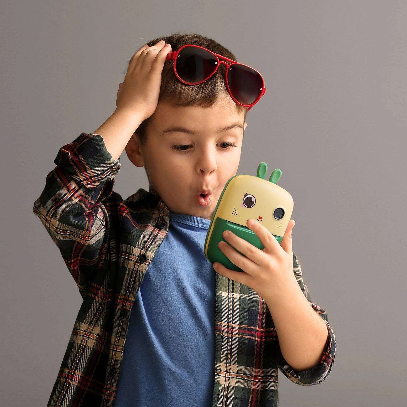 Mini Thermal Printer for Kids with Camera and Camcorder | Green - MIZO.at