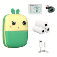 Mini Thermal Printer for Kids with Camera and Camcorder | Green - MIZO.at