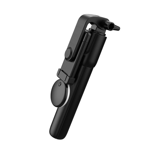 Selfie Stick WR1YXS 0,71 m Stativ mit Rundlampe – Schwarz - MIZO.at