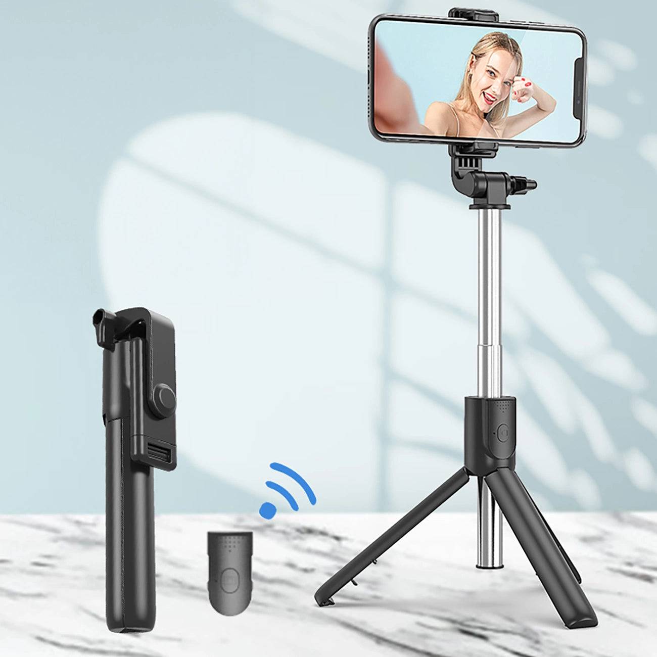 Selfie Stick WRY1S | 0.7m Telescopic Tripod for Phones | Black - MIZO.at