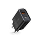 Tech-Protect C30W USB-C PD 30W / USB-A QC 3.0 Ladegerät – Schwarz - MIZO.at