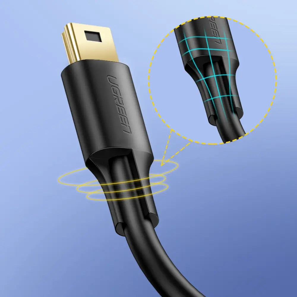 Ugreen Mini USB Cable | 480 Mbps Data Transfer & Charging (0.25m) - MIZO.at