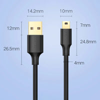 Ugreen Mini USB Cable | 480 Mbps Data Transfer & Charging (0.25m) - MIZO.at