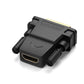 Ugreen Full HD DVI zu HDMI Adapter – Schwarz 1080p Unterstützung - MIZO.at