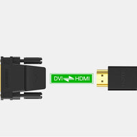 Ugreen Full HD DVI to HDMI Adapter | Black, 1080p Support - MIZO.at