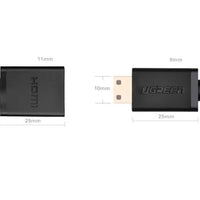 Ugreen Mini HDMI to HDMI Adapter | 4K 60Hz | 22cm - MIZO.at