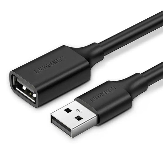 UGREEN USB Adapter Cable Female to Male 2m Black | Durable Connection - MIZO.at