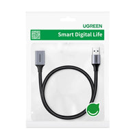 Ugreen USB Extension Cable 3.0 | 5Gb/s, 2m, Gray - MIZO.at