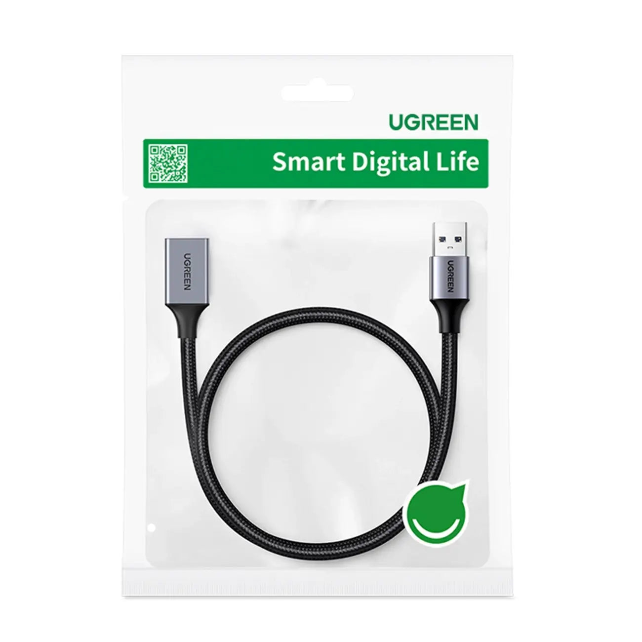 Ugreen USB Extension Cable 3.0 | 5Gb/s, 2m, Gray - MIZO.at