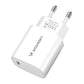 Wozinsky 20W USB-C Ladegerät Dual Port | PD & QC Schnellladung Weiß - MIZO.at