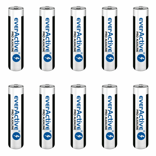 10er Pack everActive Pro AAA LR03 Alkaline Batterien 1,5V - MIZO.at