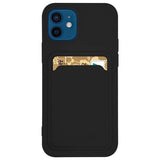 Samsung S22 Wallet Case Schwarz – Silikon Kartenfach Schutzhülle - MIZO.at