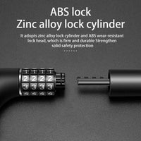 Rockbros 3230002001 Bicycle Lock | Key & Combination, Black - MIZO.at