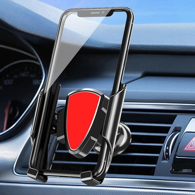 Universal Gravity Smartphone-Halter Silber – Auto Befestigung YC05 - MIZO.at