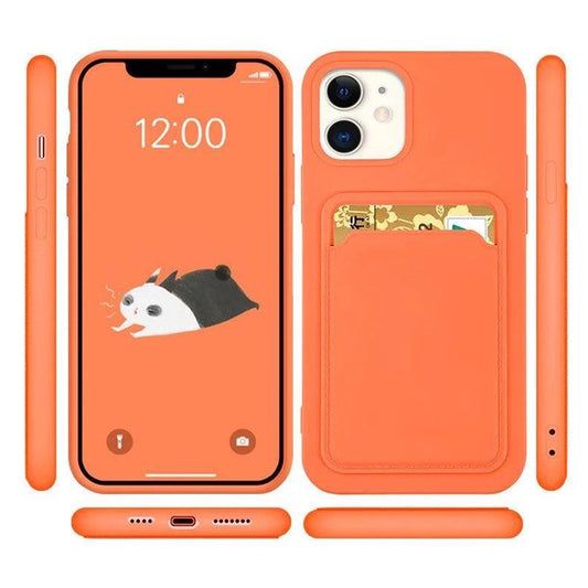 Samsung S22 Wallet Case Schwarz – Silikon Kartenfach Schutzhülle - MIZO.at