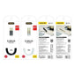 DuDao Dehnbares AUX Kabel 150cm Feder Mini-Jack Audio Kabel - MIZO.at